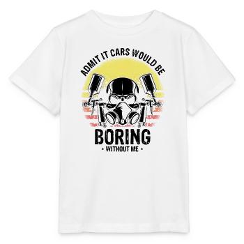 Offre de peintre automobile pour les carrossiers - T-shirt bio MINI CREATOR Stanley/Stella Enfant - blanc - Devant - Maike (125cm)