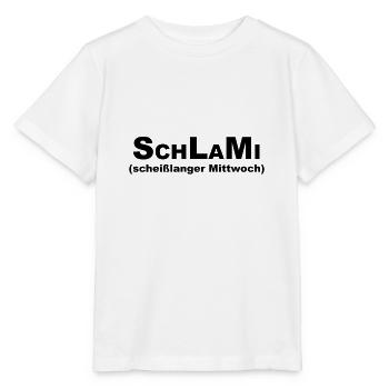 SchLaMi schwarz - Stanley/Stella Kinder T-Shirt MINI CREATOR  - Weiß - Vorne - Maike (125cm)