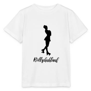 Rollkunstlauf Rollschuhe Pirouette Rollschuhlauf - Stanley/Stella Kinder T-Shirt MINI CREATOR  - Weiß - Vorne - Maike (125cm)