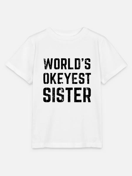 Beste Schwester - Stanley/Stella Kinder T-Shirt MINI CREATOR - Weiß