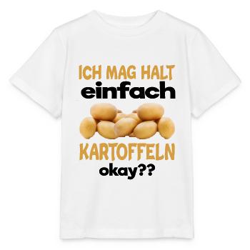 Kartoffel - Stanley/Stella Kinder T-Shirt MINI CREATOR  - Weiß - Vorne - Maike (125cm)
