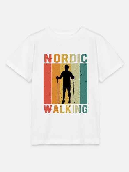 Nordic Walking - Stanley/Stella Kinder T-Shirt MINI CREATOR - Weiß