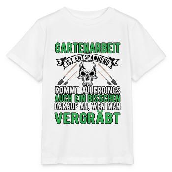 Gartenarbeit - Stanley/Stella Kinder T-Shirt MINI CREATOR  - Weiß - Vorne - Maike (125cm)
