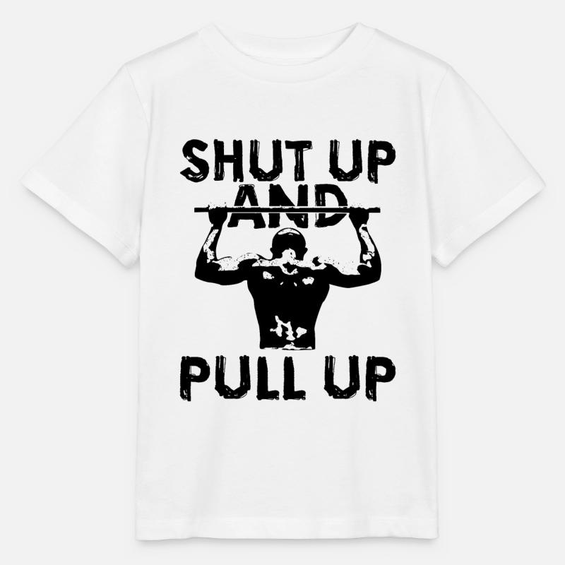 Traction Calisthenics - T-shirt bio MINI CREATOR Stanley/Stella Enfant - blanc