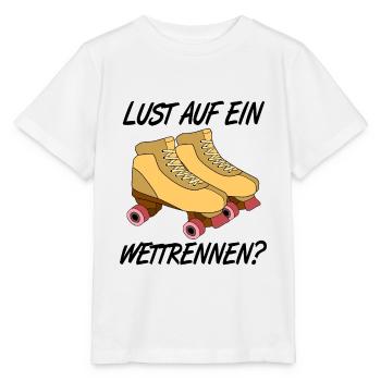Rollschuhe - Stanley/Stella Kinder T-Shirt MINI CREATOR  - Weiß - Vorne - Maike (125cm)