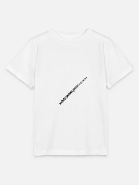 Querflöte - Stanley/Stella Kinder T-Shirt MINI CREATOR - Weiß