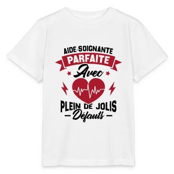Aide soignante parfaite, Cadeau Aide soignante - T-shirt bio MINI CREATOR Stanley/Stella Enfant - blanc - Devant - Maike (125cm)