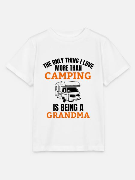 Camping Wohnmobil Oma Wohnwagen Großmutter Spruch - Stanley/Stella Kinder T-Shirt MINI CREATOR - Weiß