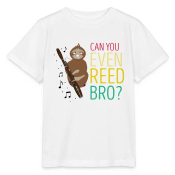Bassoonist design for woodwind orchestra - Stanley/Stella MINI CREATOR Kids’ T-Shirt - white - Front - Maike (125cm)