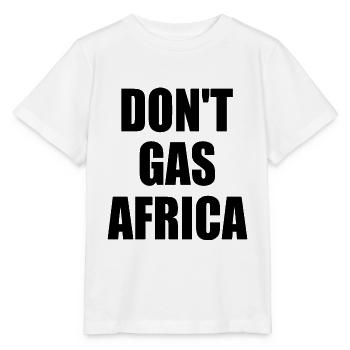 don't gas africa - Stanley/Stella Kinder T-Shirt MINI CREATOR  - Weiß - Vorne - Maike (125cm)
