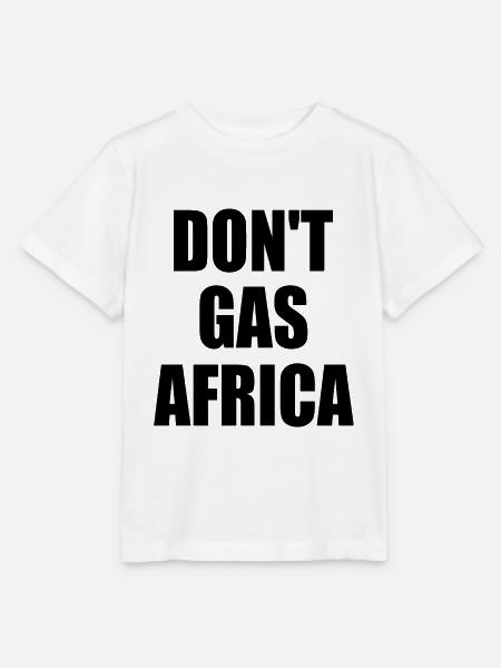 don't gas africa - Stanley/Stella Kinder T-Shirt MINI CREATOR - Weiß