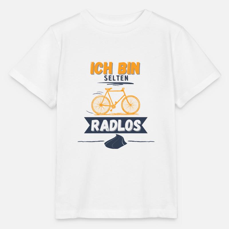 Ich bin selten radlos - Stanley/Stella Kinder T-Shirt MINI CREATOR  - Weiß