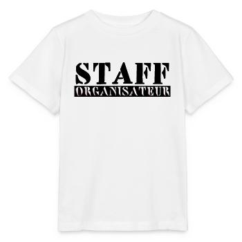 staff organistaur - T-shirt bio MINI CREATOR Stanley/Stella Enfant - blanc - Devant - Maike (125cm)