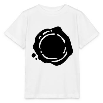Cire Timbre wax seal Cachet de cire - T-shirt bio MINI CREATOR Stanley/Stella Enfant - blanc - Devant - Maike (125cm)