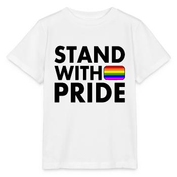 Stand with pride - Stanley/Stella MINI CREATOR Kids’ T-Shirt - white - Front - Maike (125cm)
