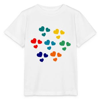 HAPPY MOTHER'S DAY. MOM. MOTHER's DAY. HEART - Stanley/Stella MINI CREATOR Kids’ T-Shirt - white - Front - Maike (125cm)