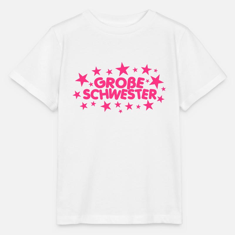 Große Schwester - Stanley/Stella Kinder T-Shirt MINI CREATOR  - Weiß