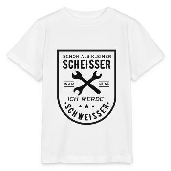 Schweisser, Schweißer, Schweißen - Stanley/Stella Kinder T-Shirt MINI CREATOR  - Weiß - Vorne - Maike (125cm)