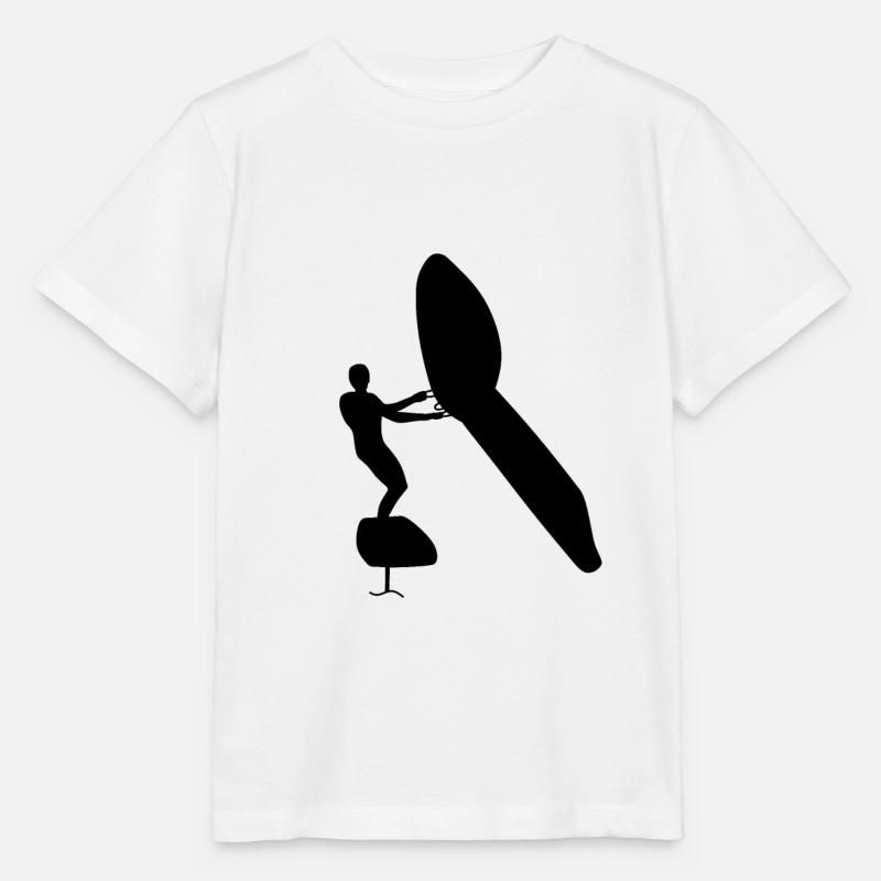 Wingfoil - T-shirt bio MINI CREATOR Stanley/Stella Enfant - blanc