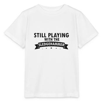 Démolition et rénovation de maisons - T-shirt bio MINI CREATOR Stanley/Stella Enfant - blanc - Devant - Maike (125cm)