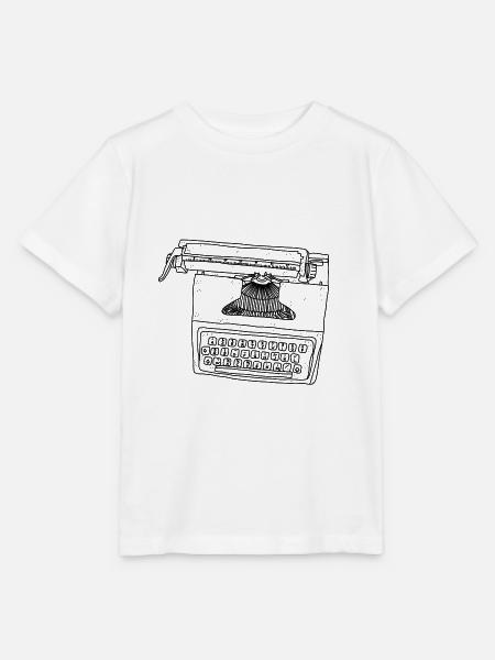 Schreibmaschine - Stanley/Stella Kinder T-Shirt MINI CREATOR  - Weiß
