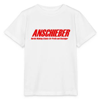 ANSCHIEBER Stöcke - Stanley/Stella Kinder T-Shirt MINI CREATOR  - Weiß - Vorne - Maike (125cm)