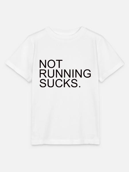 RUNNING: not running sucks - T-shirt MINI CREATOR barn från Stanley/Stella - vit