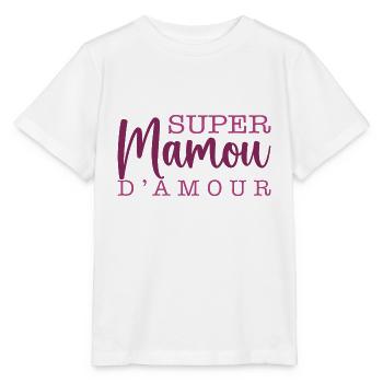 Super Mamou D'amour - T-shirt bio MINI CREATOR Stanley/Stella Enfant - blanc - Devant - Maike (125cm)