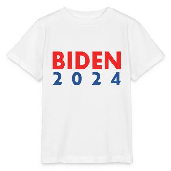 Joe biden 2024 - Stanley/Stella MINI CREATOR Kids’ T-Shirt - white - Front - Maike (125cm)