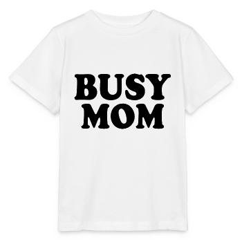 Busy mom - Stanley/Stella MINI CREATOR Kids’ T-Shirt - white - Front - Maike (125cm)
