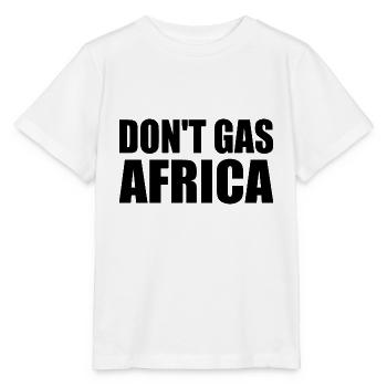 don't gas africa - Stanley/Stella Kinder T-Shirt MINI CREATOR  - Weiß - Vorne - Maike (125cm)