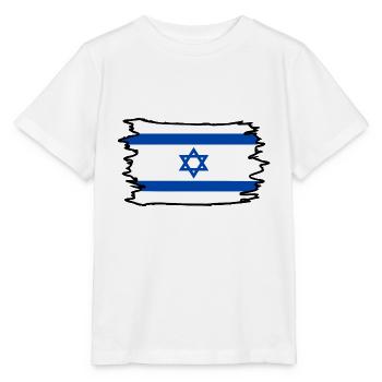 Israel - T-shirt bio MINI CREATOR Stanley/Stella Enfant - blanc - Devant - Maike (125cm)