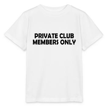 private club members only - Stanley/Stella Kinder T-Shirt MINI CREATOR  - Weiß - Vorne - Maike (125cm)