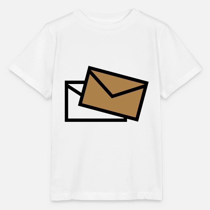 Post - Mail - poste / Brief - letter - lettre - Stanley/Stella Kinder T-Shirt MINI CREATOR - Weiß
