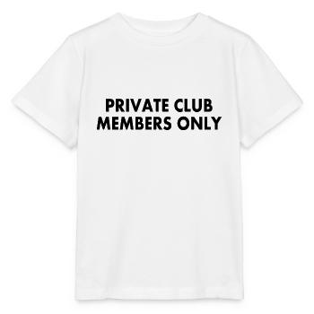 private club members only - Stanley/Stella Kinder T-Shirt MINI CREATOR  - Weiß - Vorne - Maike (125cm)