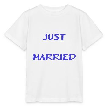 I LOVE YOU. SAINT VALENTINE. bachelorette party. I LOVE YOU. I LOVE - Stanley/Stella MINI CREATOR Kids’ T-Shirt - white - Front - Maike (125cm)