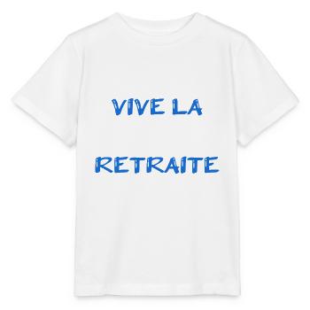 RETIREMENT. RETIREMENT. RETIRED. RETIREMENT - Stanley/Stella MINI CREATOR Kids’ T-Shirt - white - Front - Maike (125cm)