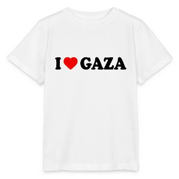 I love gaza - Stanley/Stella Kinder T-Shirt MINI CREATOR  - Weiß - Vorne - Maike (125cm)