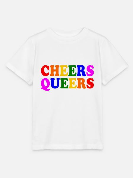 Cheers queers - Stanley/Stella Kinder T-Shirt MINI CREATOR - Weiß