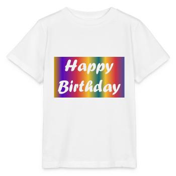 ALLES GUTE ZUM GEBURTSTAG!. ALLES GUTE ZUM GEBURTSTAG!. JAHRESTAG. - Stanley/Stella Kinder T-Shirt MINI CREATOR  - Weiß - Vorne - Maike (125cm)