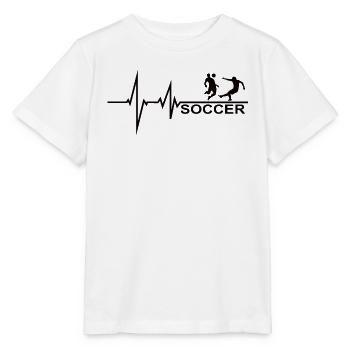 Fußballzubehör Geschenkidee Fußballfan - Stanley/Stella Kinder T-Shirt MINI CREATOR  - Weiß - Vorne - Maike (125cm)