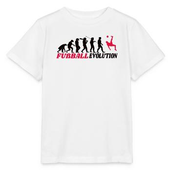 Fußballzubehör Geschenkidee Fußballfan - Stanley/Stella Kinder T-Shirt MINI CREATOR  - Weiß - Vorne - Maike (125cm)