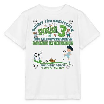 3. Geburtstag Junge & Mädchen Gästebuch - Stanley/Stella Kinder T-Shirt MINI CREATOR  - Weiß - Vorne - Maike (125cm)