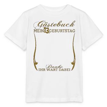 13. Geburtstag Mädchen & Junge Gästebuch - Stanley/Stella Kinder T-Shirt MINI CREATOR  - Weiß - Vorne - Maike (125cm)