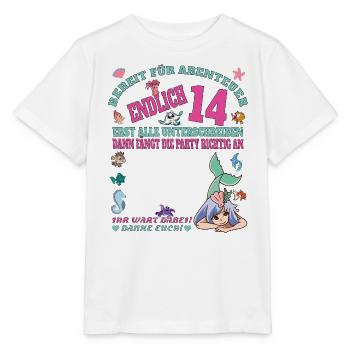 14th Birthday Girl & Boy Guestbook - Stanley/Stella MINI CREATOR Kids’ T-Shirt - white - Front - Maike (125cm)