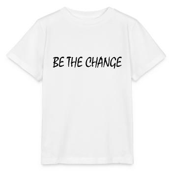 be the change - Stanley/Stella Kinder T-Shirt MINI CREATOR  - Weiß - Vorne - Maike (125cm)