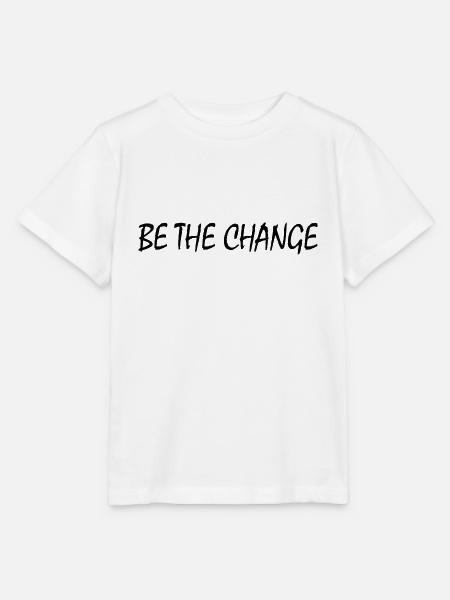 be the change - Stanley/Stella Kinder T-Shirt MINI CREATOR - Weiß