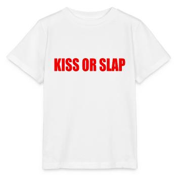 Kiss or slap - T-shirt bio MINI CREATOR Stanley/Stella Enfant - blanc - Devant - Maike (125cm)