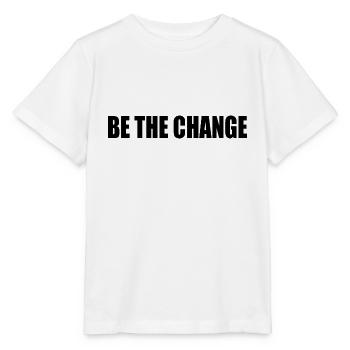 be the change - Stanley/Stella Kinder T-Shirt MINI CREATOR  - Weiß - Vorne - Maike (125cm)