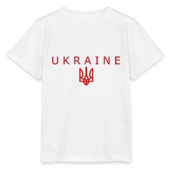 Ukraine - Stanley/Stella Kinder T-Shirt MINI CREATOR  - Weiß - Vorne - Maike (125cm)
